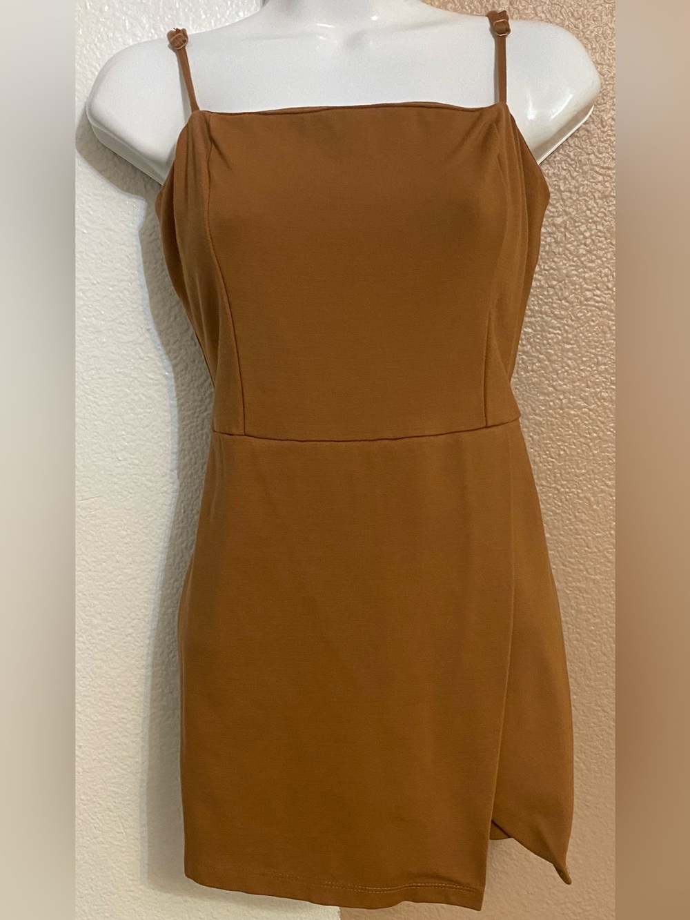 Altar'd State Brown Skort Romper Wrap Dress Size Medium Made In USAOption